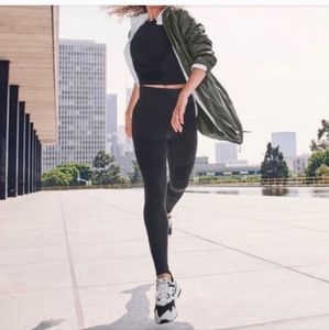 Athleta Inclination Moto Leggings sz M black